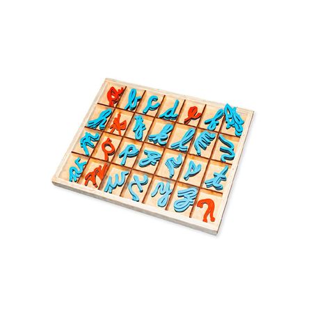 LETRAS CURSIVAS MONTESSORI