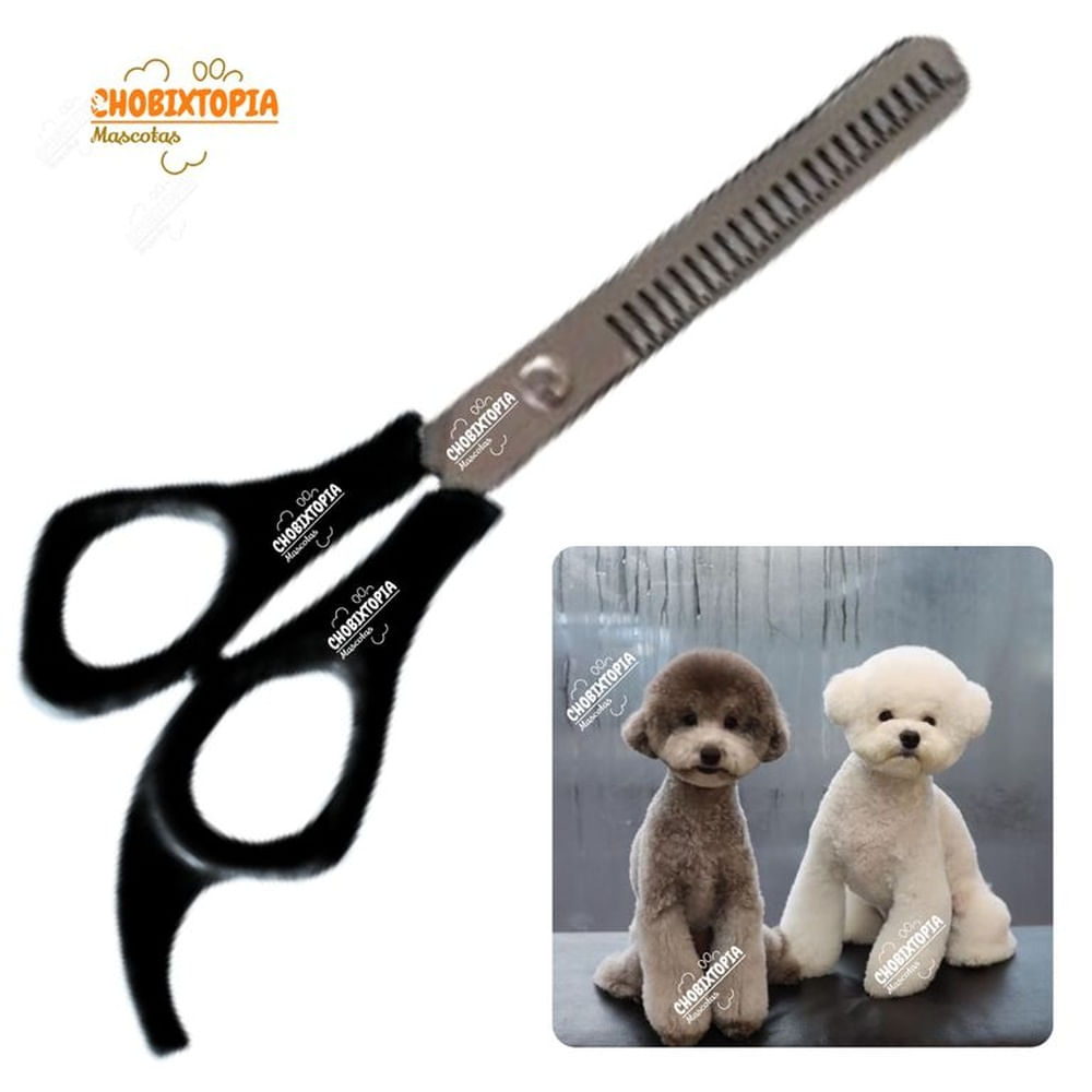 TIJERA REDUCTORA DE VOLUMEN NEGRO PERROS-MASCOTA