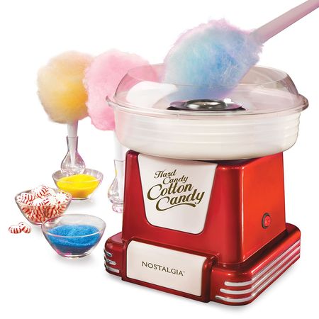 Máquina de Algodón de Azúcar Nostalgia - Retro Red
