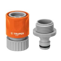 Conector rápido 3 /4"" de ABS manguera-acc. sistema click