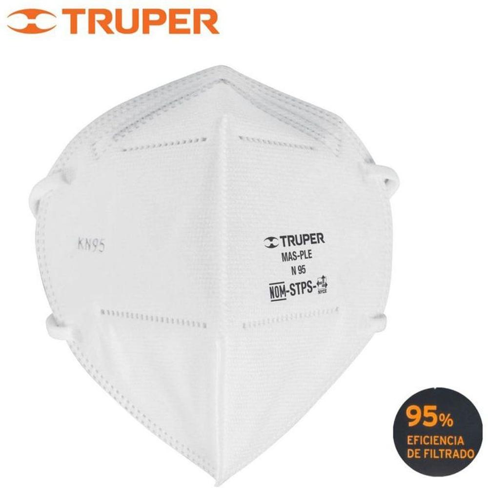 Respirador n95 truper certificada para polvos y partículas