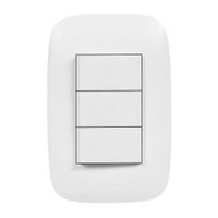 Interruptor Triple 10A250V Domino Sencia AP1300 - Bticino