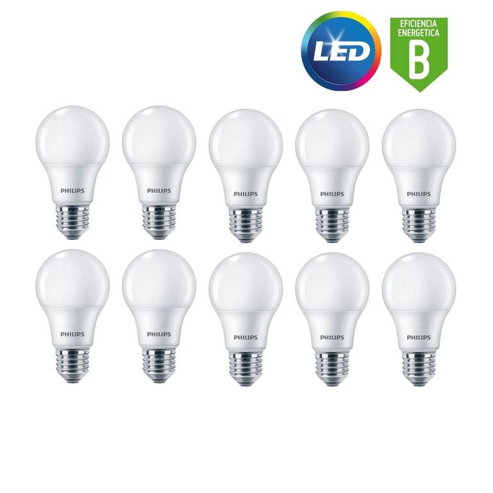Pack 10 Focos led 15W Philips Cálida