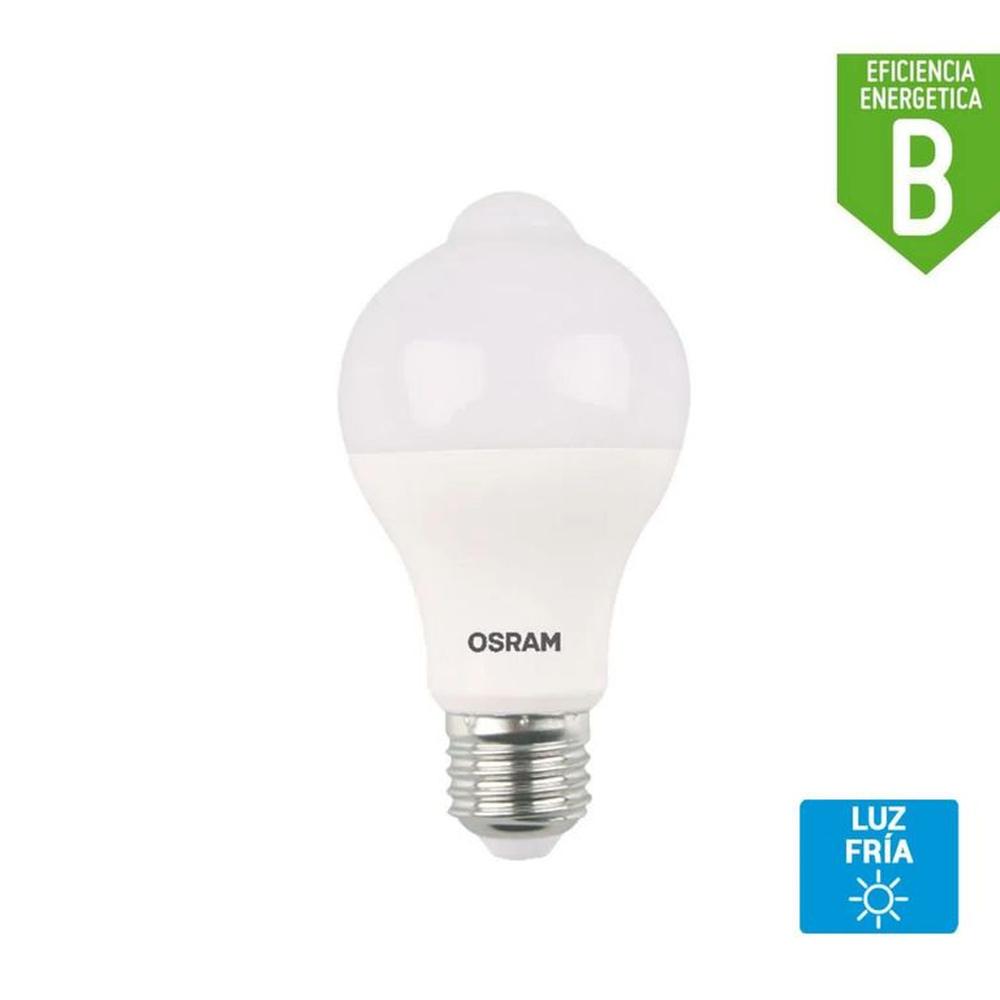 Foco led con sensor de movimiento  9w - luz blanca.