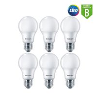 Foco led philips 6W ecohome / pack 6 unidades