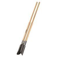 Cavador de pozo a tierra, mango de madera, 45 "" Truper