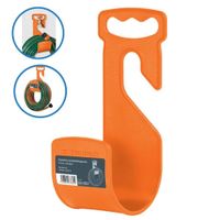 Gancho portamanguera, para manguera de jardín. Truper