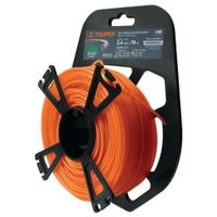 Hilo para desmalezadora desbrozadora podadora 2.4 mm x 78 m, Truper