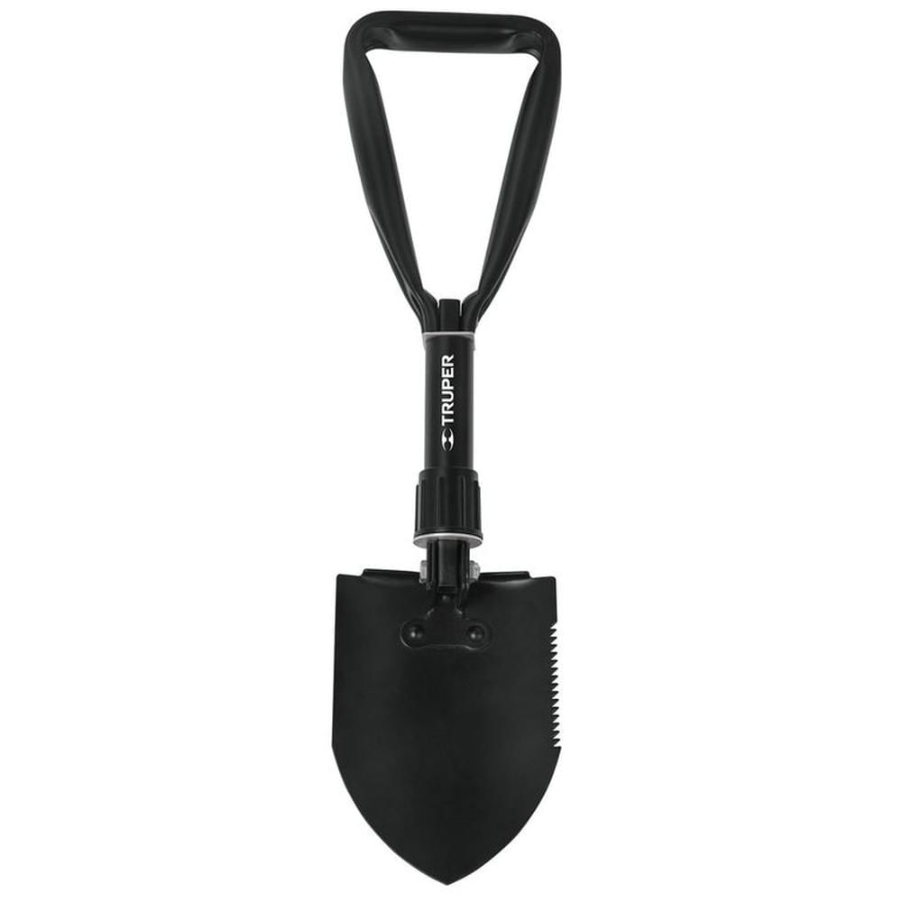 Pala pico lampa plegable articulado con estuche Truper