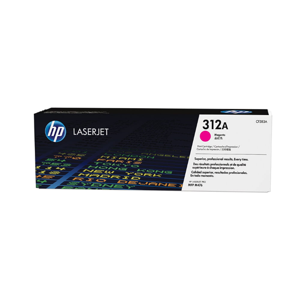 Toner HP CF383A 312A Magenta para L.J. M476 - 2.7K Páginas Alta Calidad de Impresión