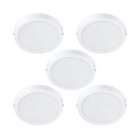 KIT 5 FOCOS LED PHILIPS DOWNLIGHT 24W LUZ FRÍA