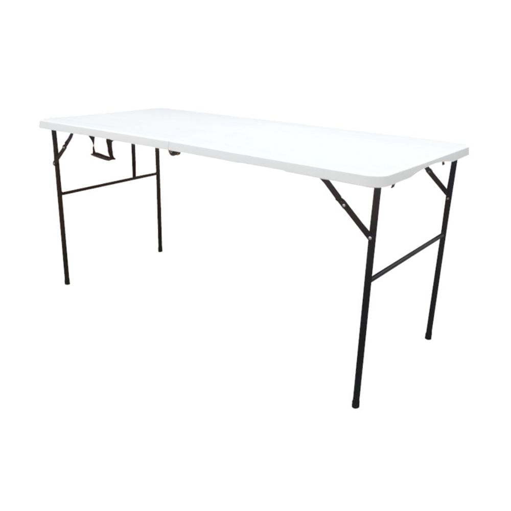 Mesa Catering Plegable Plus Blanco Orange 152x70x74cm