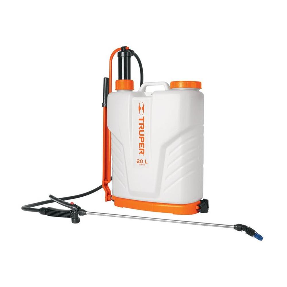 Fumigador de 20 L manual de mochila (5.2 Gal), Truper Blanco