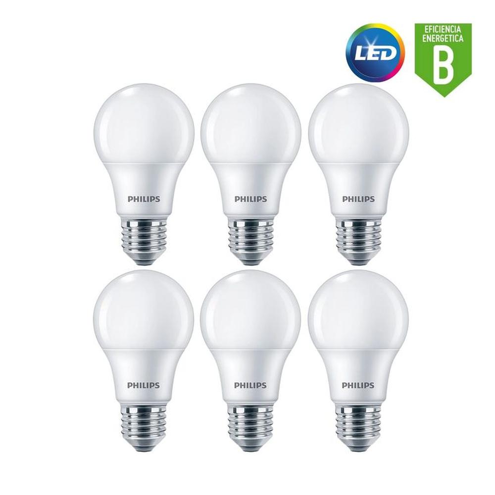 Foco led philips 13W ecohome / pack 6 unidades
