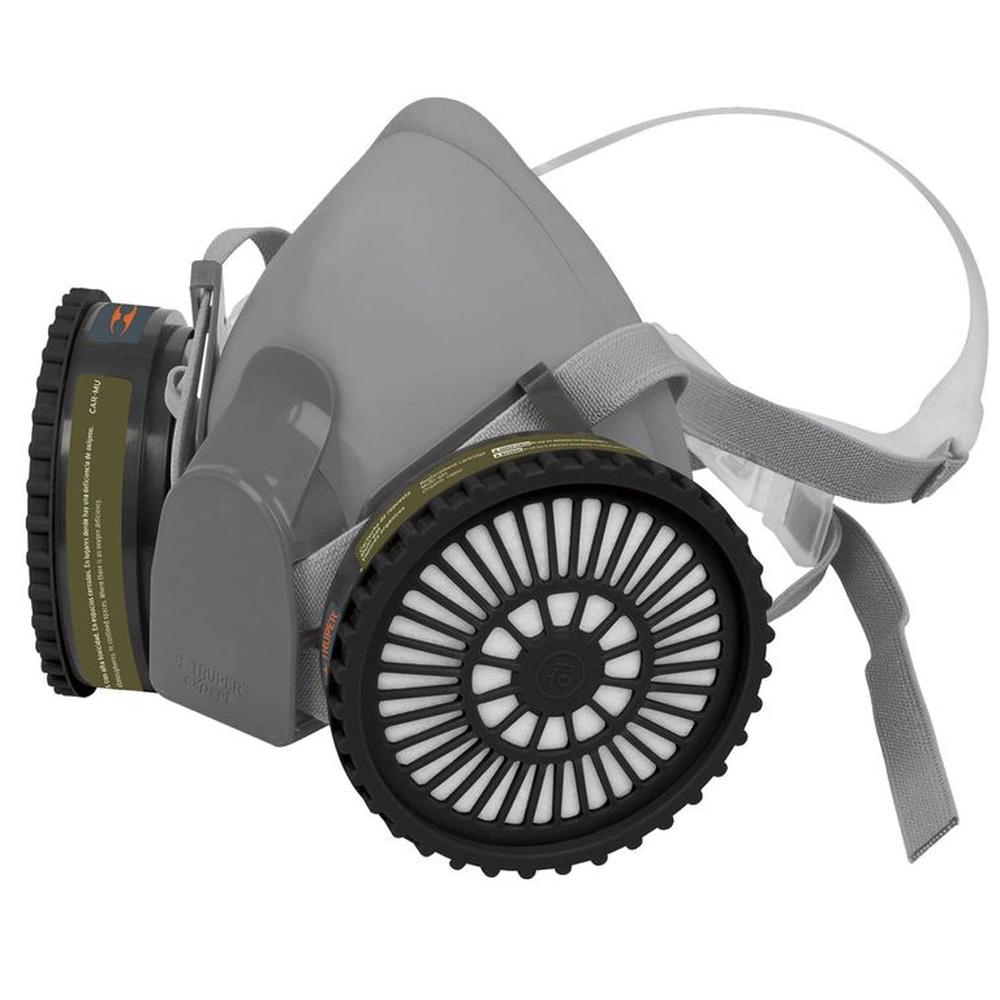 Respirador profesional con cartuchos multigas Truper