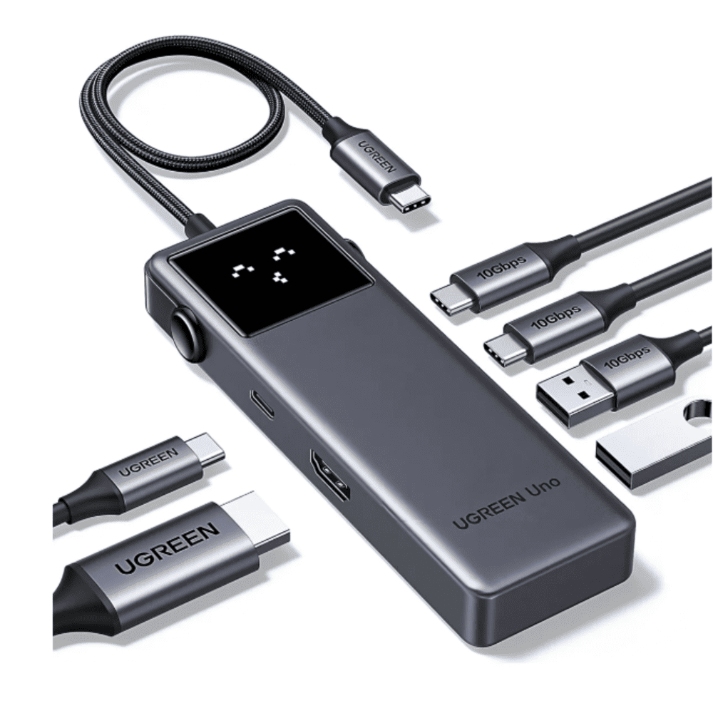 Adaptador Hub Ugreen De 10 Gbps Usb C 3.2 Hdmi 4k 60 Hz Pd 100 W