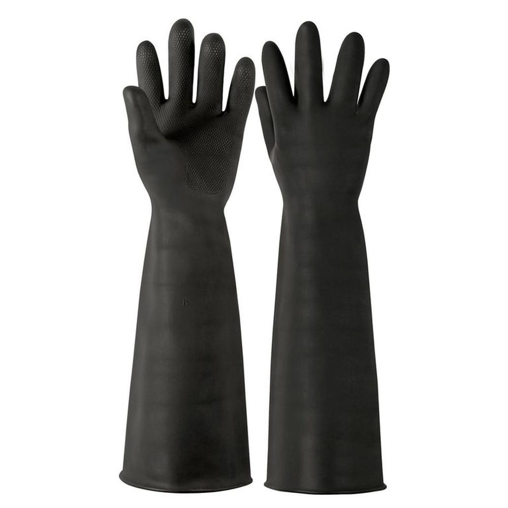 Guantes látex INDUSTRIAL puño largo 9 talla G, Truper