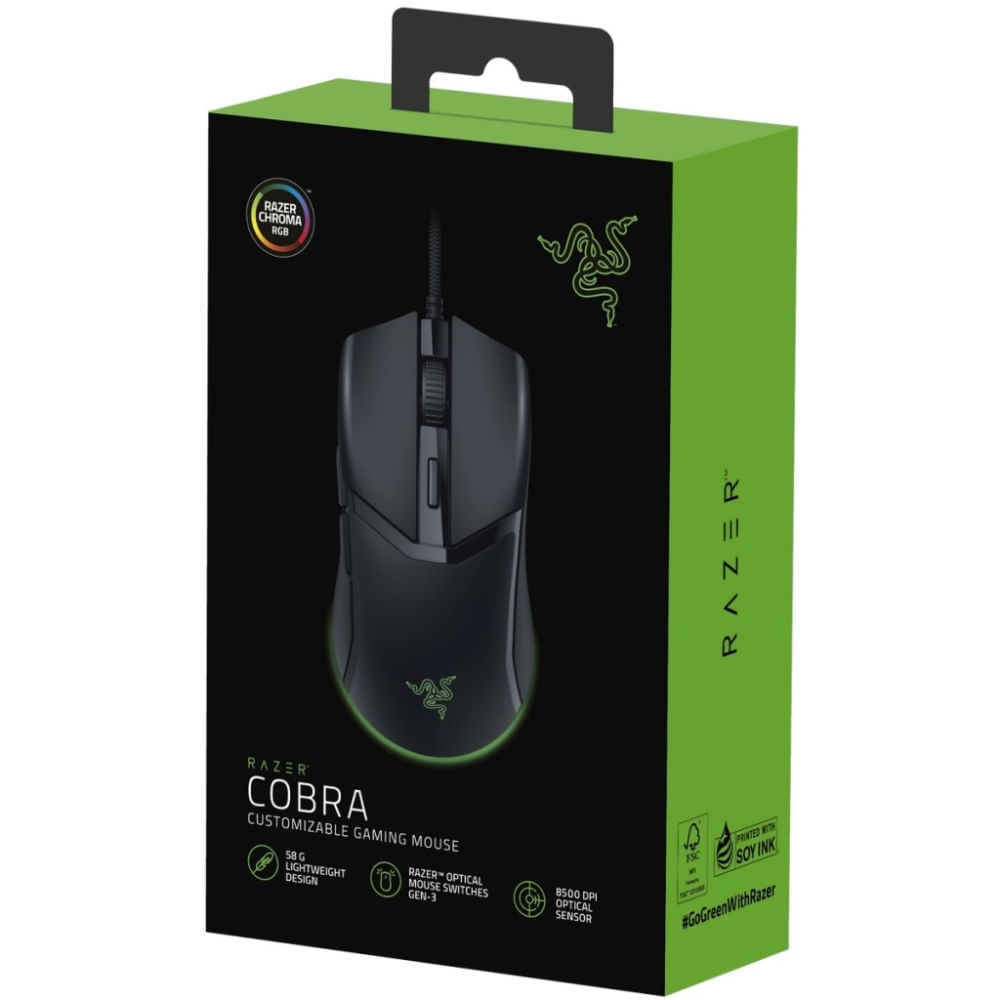 Razer Cobra Mouse Gaming Inalámbrico con Razer Chroma para Experiencias de Juego Inigualables