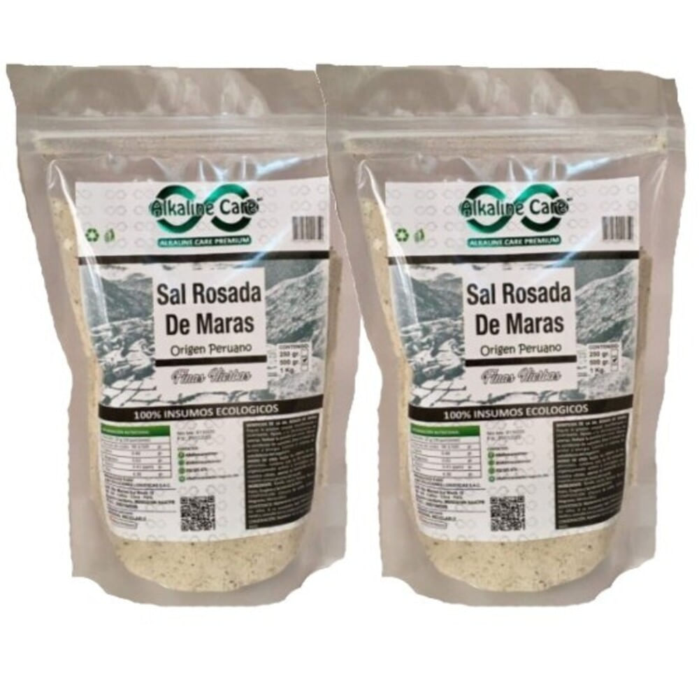 Sal Rosada de Maras 2kg Finas Hierbas