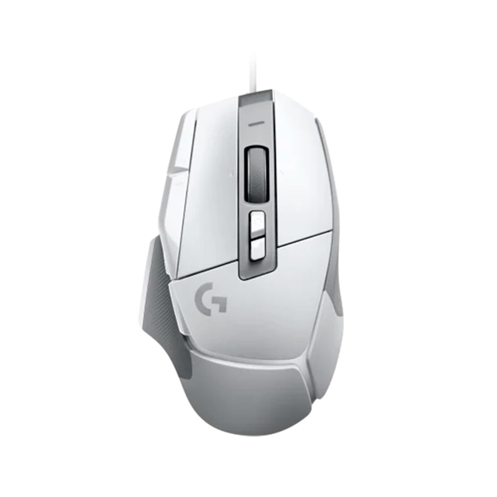 Mouse Logitech G502 X HERO Lightforce Blanco 25000 DPI Conexión USB Ideal para Gaming