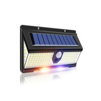 Lampara con Panel Solar para Exterior Jardin Pared