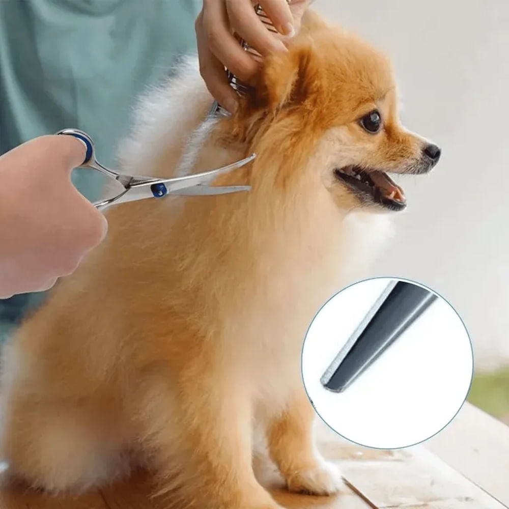 TIJERAS CURVAS CANINA - MASCOTA