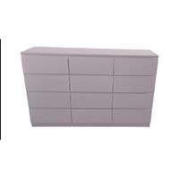 Comoda Blanco 12 Gavetas - Estilo Moderno