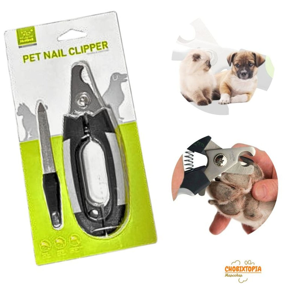 Alicate Cortauñas Perros-Mascotas NUNBELL Oval Plomo-G