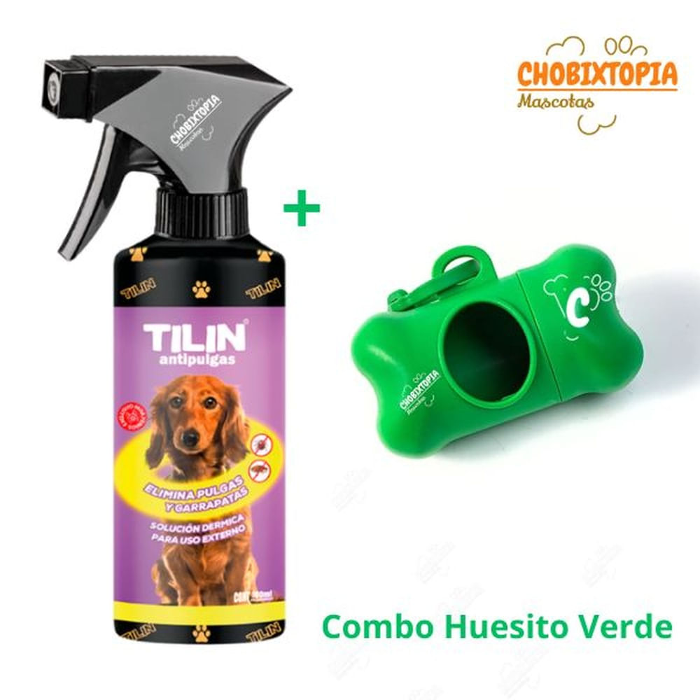 ANTIPULGAS TILIN x 180mL - PORTABOLSA VERDE