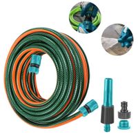 Manguera para hidrolavadora riego expandible 10m conectores rápidos
