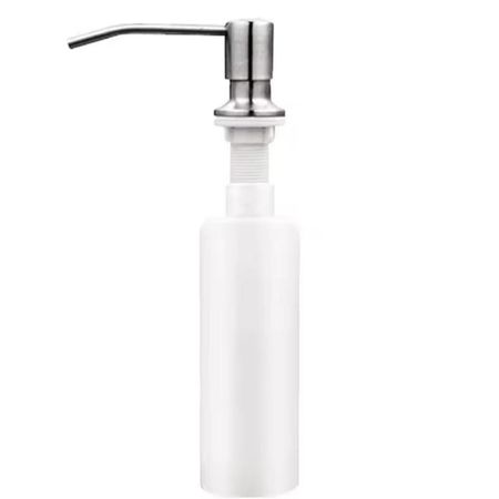 Dispensador de jabon líquido para Empotrar color Acerado Satinado Mate