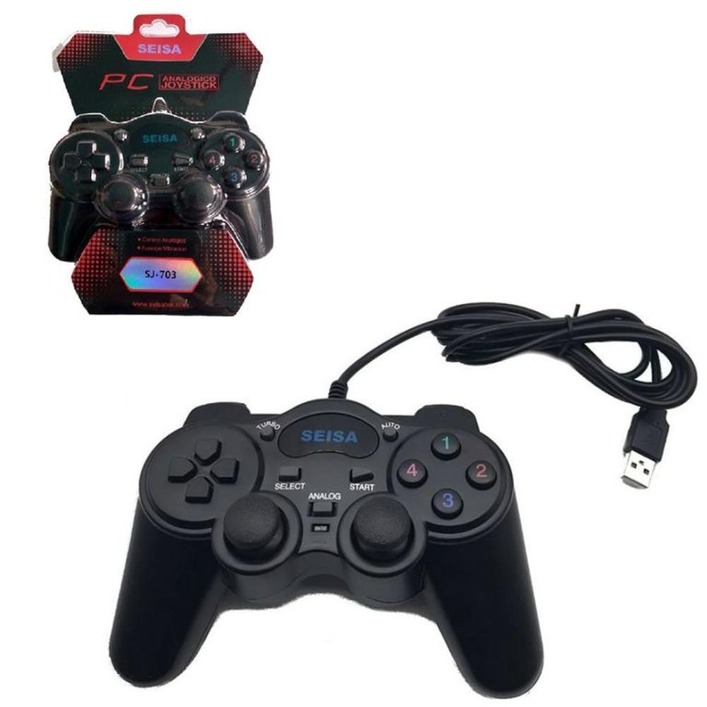 Mando para Pc Laptop USB Seisa Negro