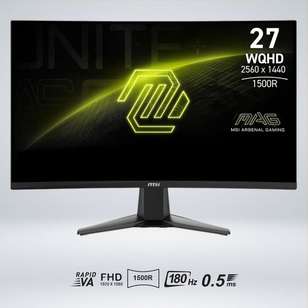 MONITOR CURVO MAG 276CXF FULLHD 27 "" RAPID VA 280HZ 0.5MS 1500R HDR