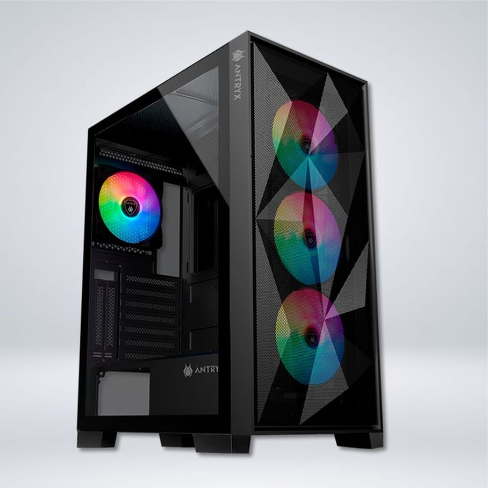 CASE ANTRYX RX-250 USB30 FRGB FAN X4 VIDRIO TEMPLADO AC-RX250KFR