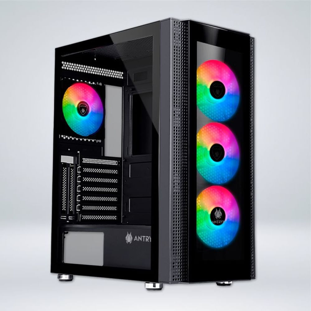 CASE ANTRYX RX-260 BLACK USB30 FRGB FAN X4 VIDRIO TEMPLADO