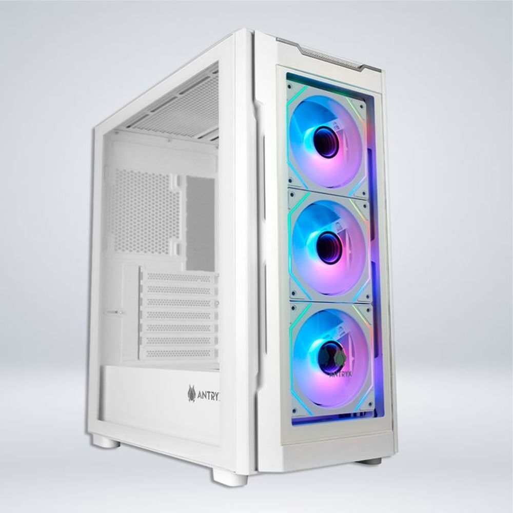 CASE ANTRYX RX 560 WHITE, ARGB FAN X3, VIDRIO TEMPLADO (AC-RX560W)