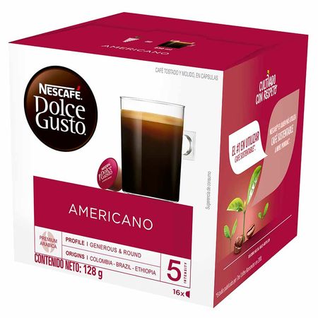 Café Americano NESCAFÉ Dolce Gusto Caja 16 Cápsulas | plazaVea -  Supermercado