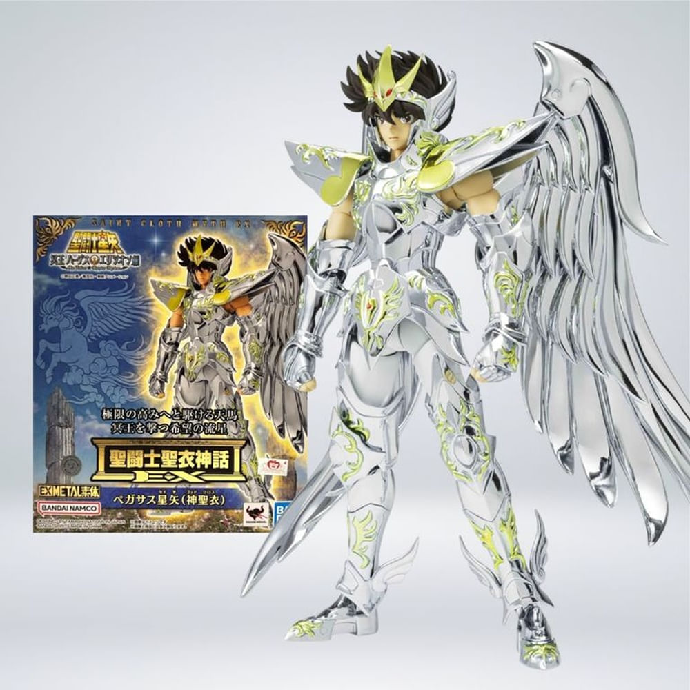 FIGURA SAINT CLOTH MYTH EX PEGASUS SEIYA ARMADURA DIVINA | plazaVea ...