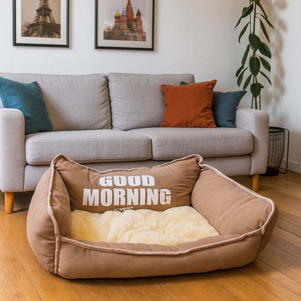 Good Morning - Cama Sofa para Perros Talla M - Marrón