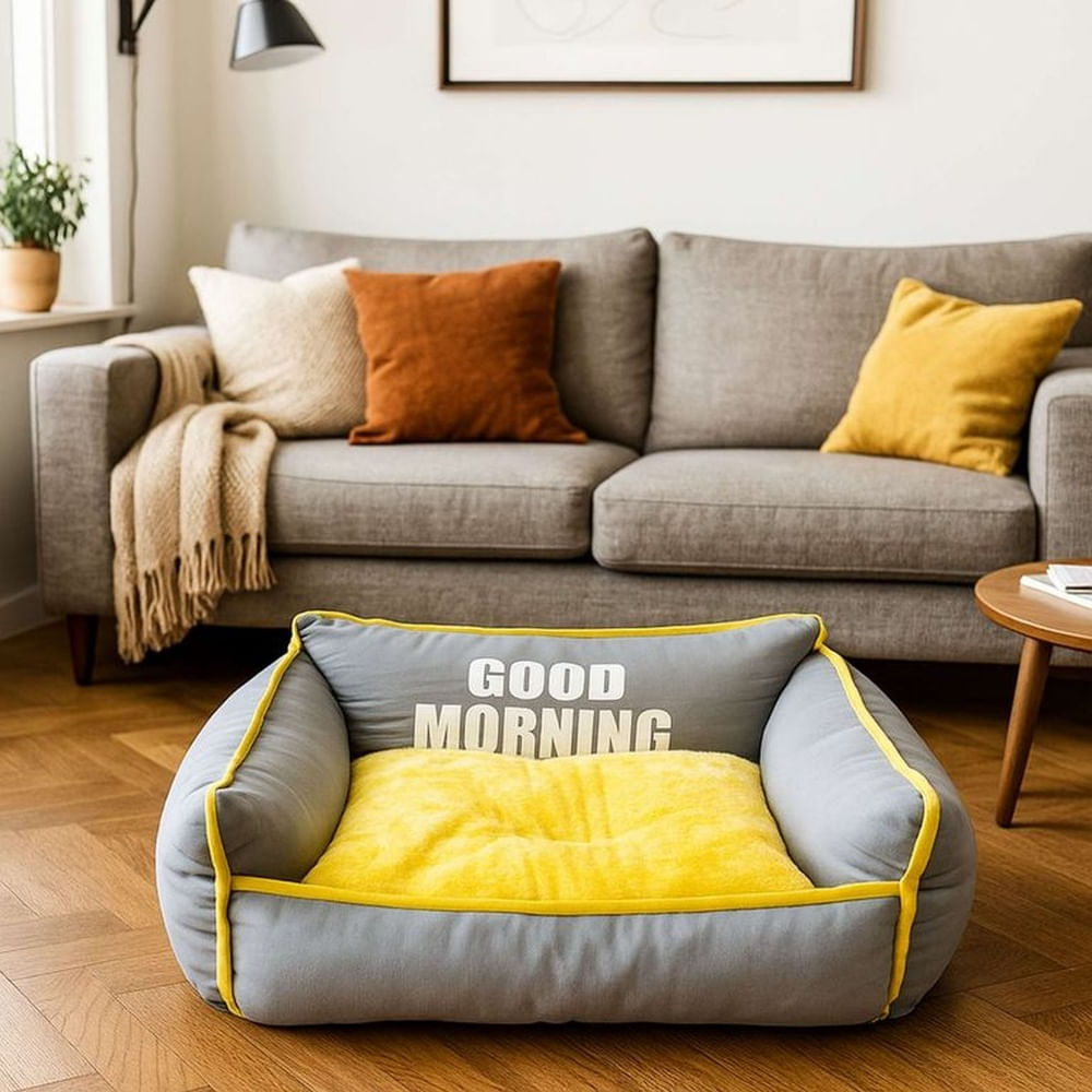 Good Morning - Cama Sofa para Perros Talla M - Gris
