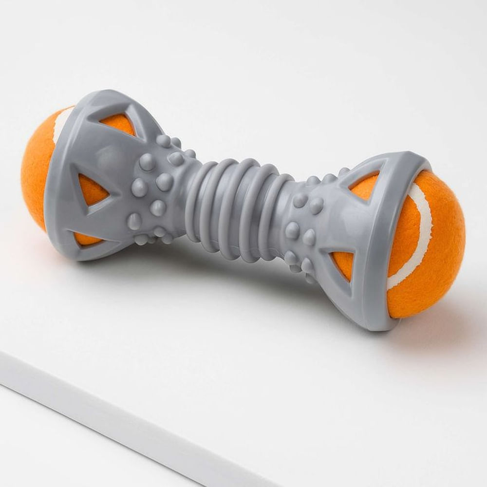 DuoBone - Juguete Dental Interactivo para Perros - Gris