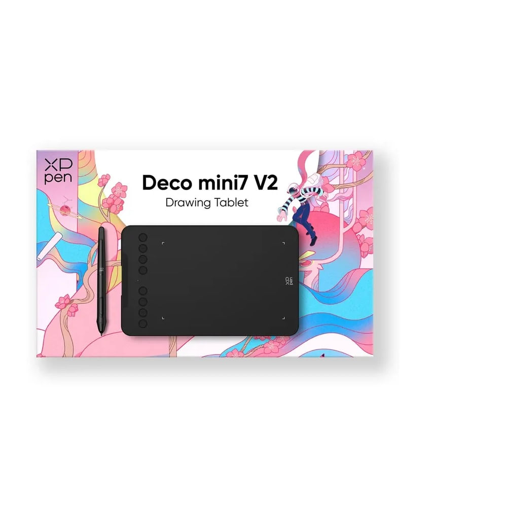 Tableta Grafica XP-PEN Deco Mini7 V2 7x437 16K niveles precision