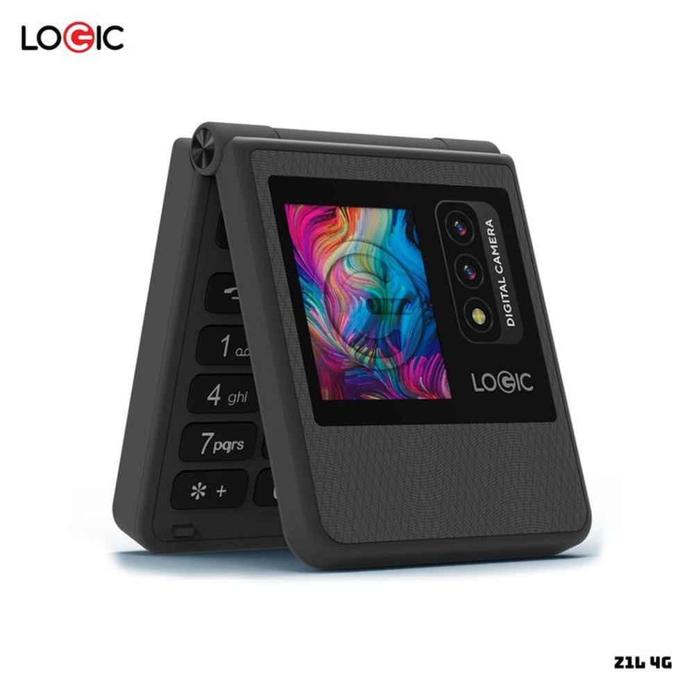 CELULAR BASICO LOGIC Z1L 4G DUAL SIM - NEGRO