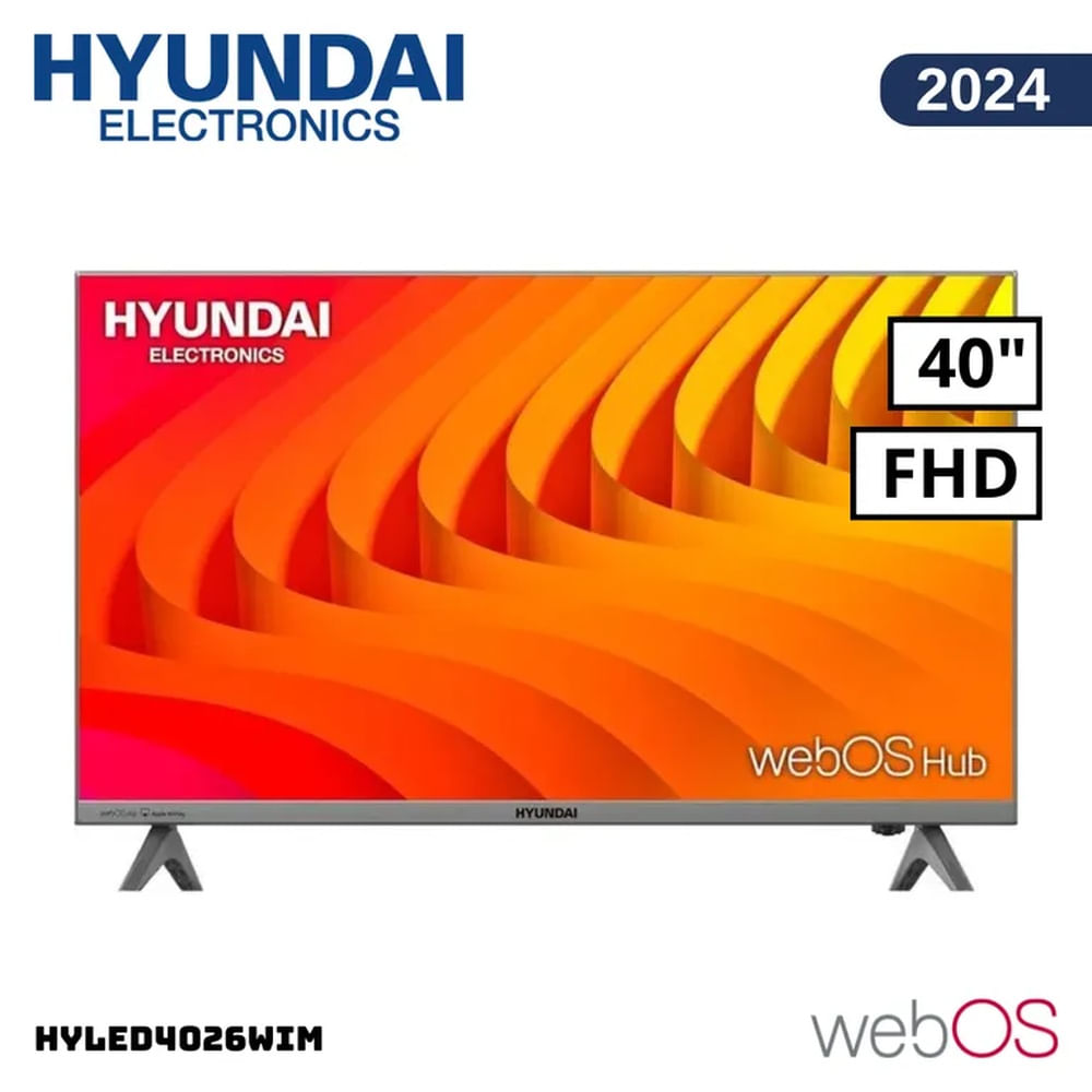 TELEVISOR HYUNDAI 40 SMART TV WEBOS HUB FHD LED - HYLED4026WIM