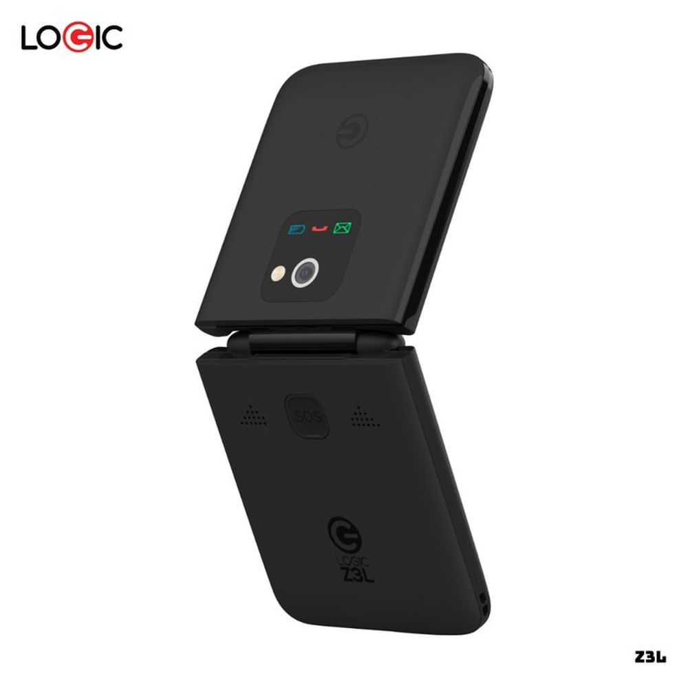 CELULAR BASICO LOGIC Z3L 4G DUAL SIM - NEGRO