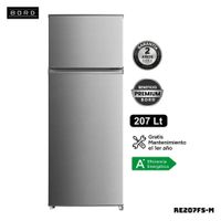 REFRIGERADORA BORD 207 L TOP FREEZER PLATEADO - RE207FS-M
