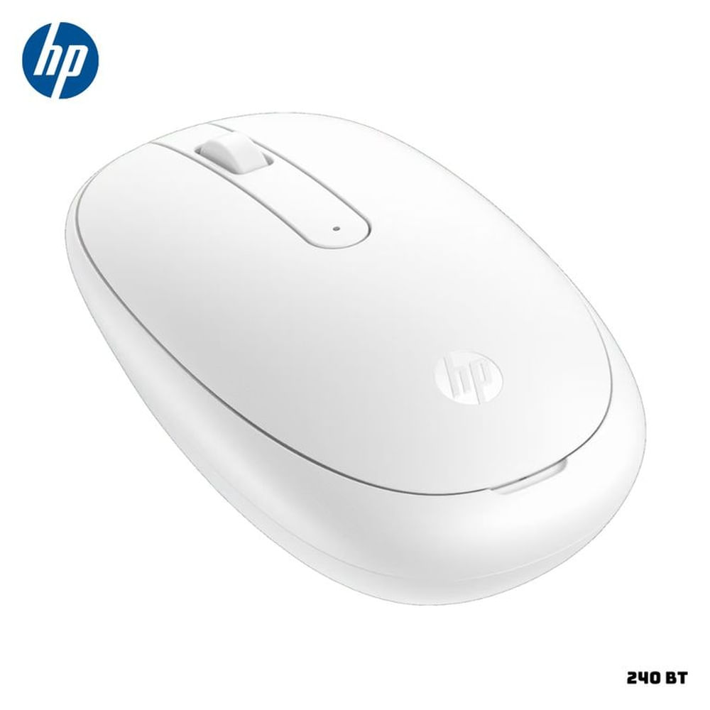 MOUSE INALAMBRICO HP 240 DISEÑO AMBIDIESTRO 1600 DPI - BLANCO