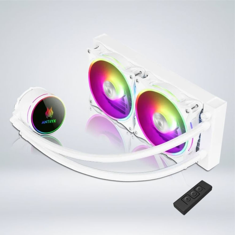 SISTEMA DE ENFRIAMIENTO LIQUIDO ANTRYX TRITON EVO 240 WHITE, ARGB
