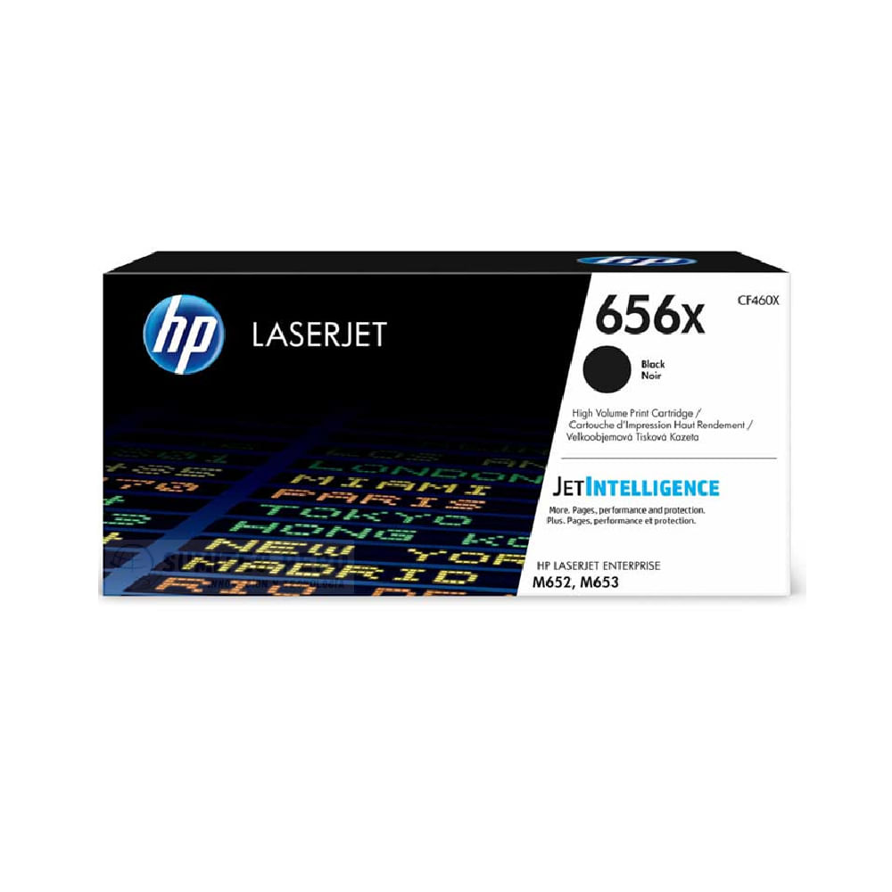 Toner HP CF460X Negro Compatible con Impresoras M652 - Rendimiento de 27000 Páginas
