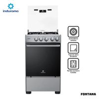 COCINA DE PIE INDURAMA A GAS 4 HORNILLAS - FONTANA